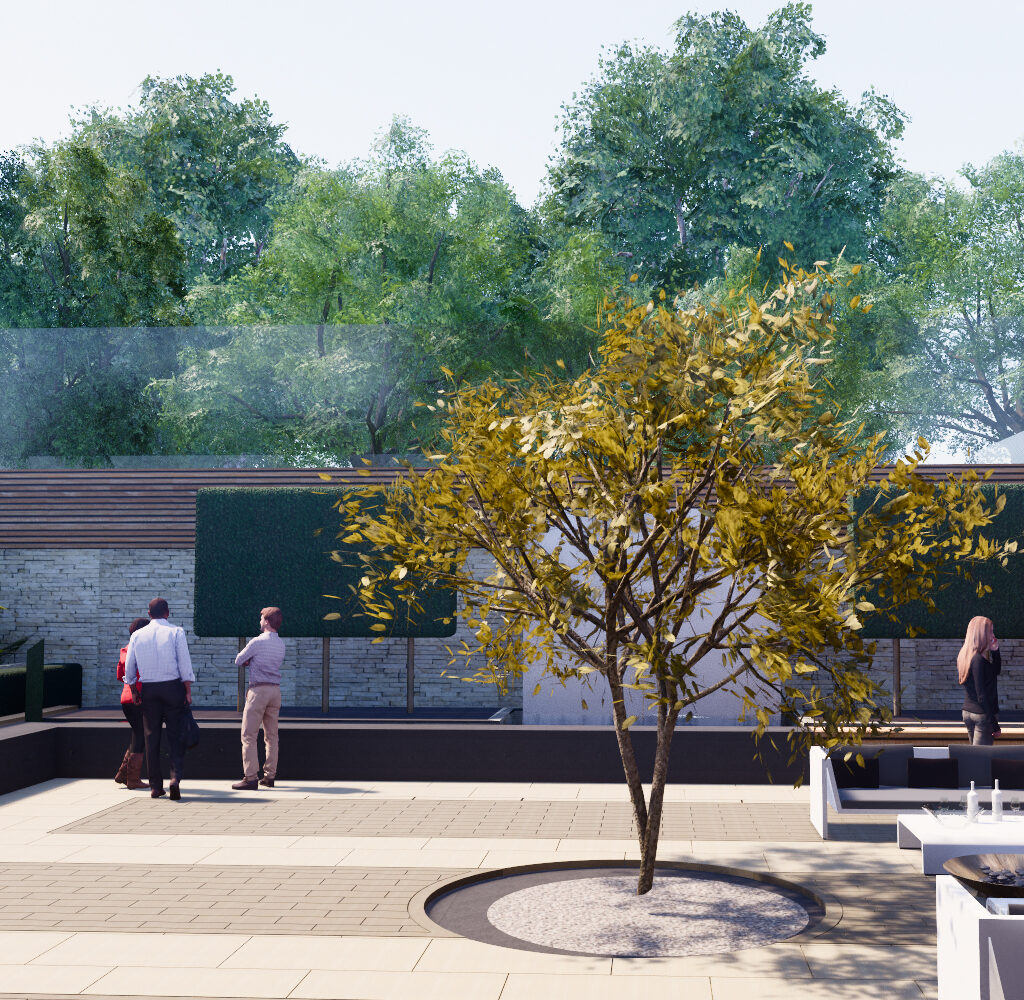 'Private House Extension & Courtyard